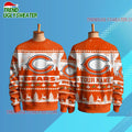 Personalized Personalized Chicago Bears NFL Snow Ugly Christmas Sweater