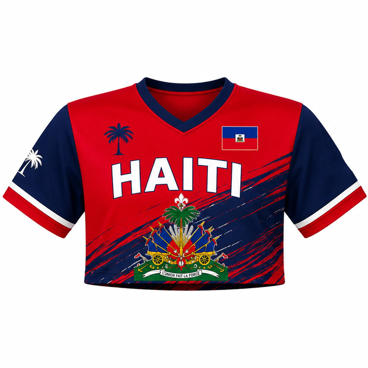 Personalized Haiti World Cup 2026 Crop Top Jersey