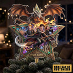 Personalized Harry Potter 25th Anniversary Christmas Tree Topper – TMTHU9734
