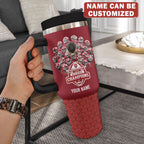 Personalized Indiana Hoosiers Football 2025 40oz Tumbler – TMTHU3391