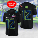 Personalized Seattle Seahawks Super Bowl LX 3D Football Jersey – MAITM14632