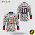 Personalized NFL Arizona Cardinals Hockey Jersey Veterans Nfl Hockey Jersey For Fans