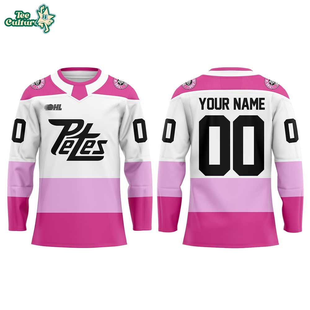 Peterborough Petes Ink In The Rink 2026 Hockey Jersey