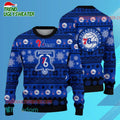 Philadelphia 76ers Winter Wonderland Ugly Christmas Sweater