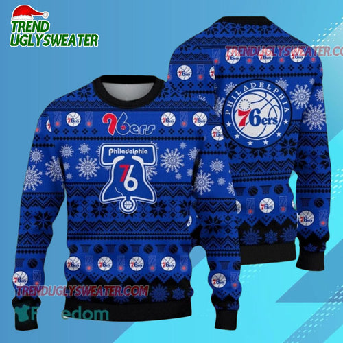 Philadelphia 76ers Winter Wonderland Ugly Christmas Sweater