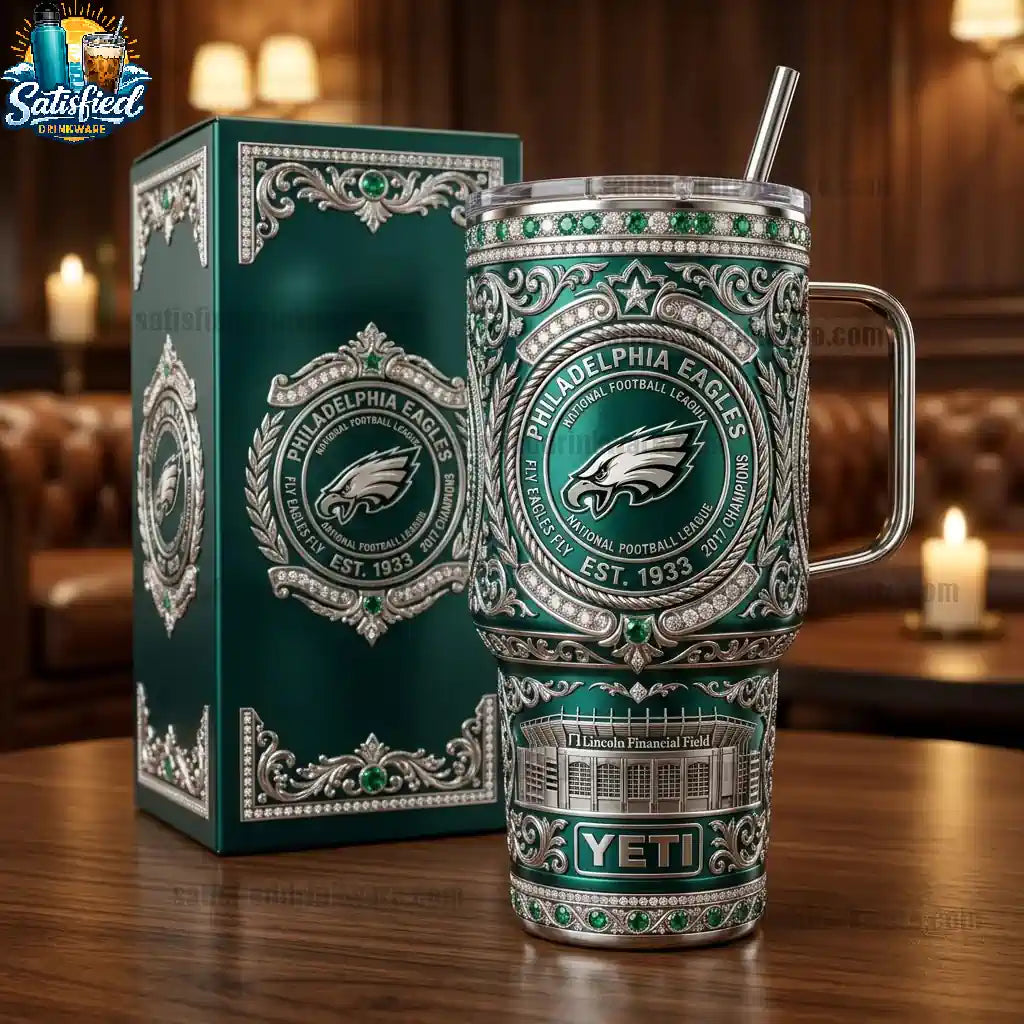 Philadelphia Eagles 40oz Stainless Steel Tumbler