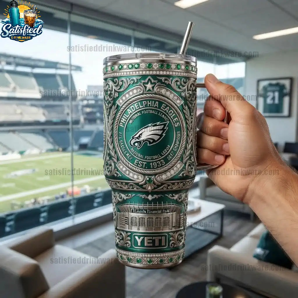 Philadelphia Eagles 40oz Stainless Steel Tumbler