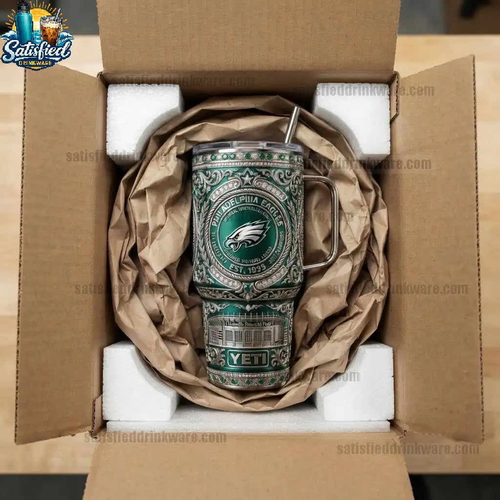 Philadelphia Eagles 40oz Stainless Steel Tumbler