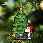 Philadelphia Eagles Custom Snoopy Peanuts Christmas Ornament Xmas Tree Decorations