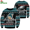 Philadelphia Eagles Merrykissmyass Funny Santa Claus Christmas Ugly Sweater