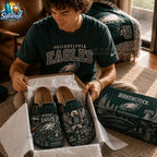 Philadelphia Eagles Suede Clogs