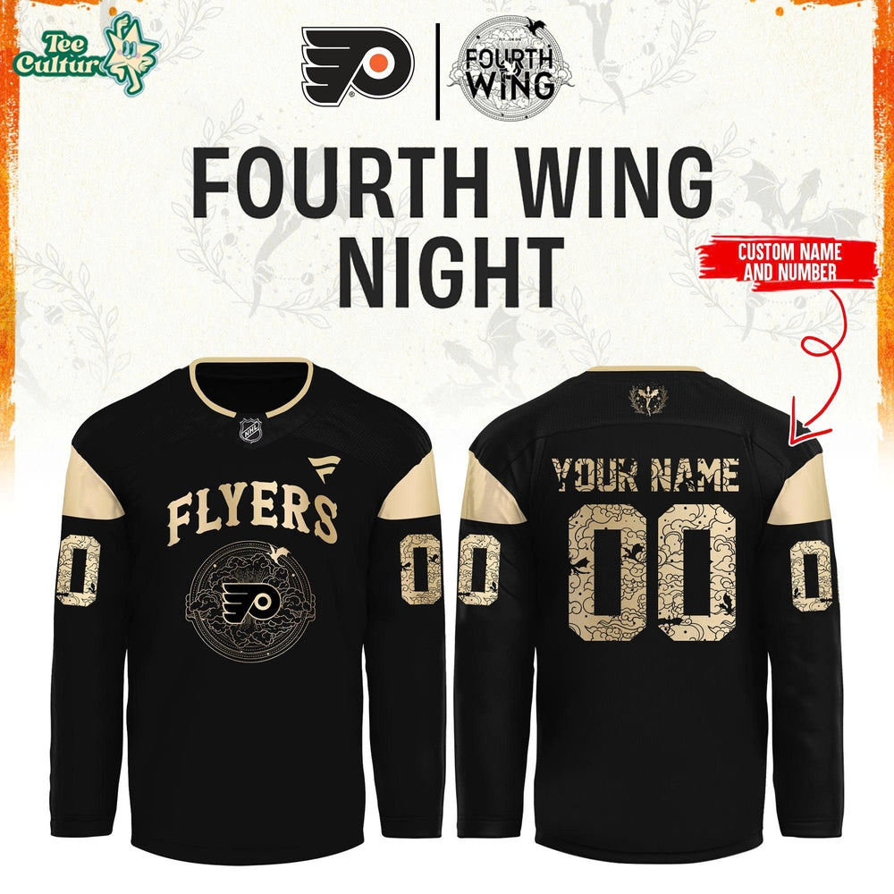 Philadelphia Flyers 2026 Fourth Wings Night Special Hockey Jersey