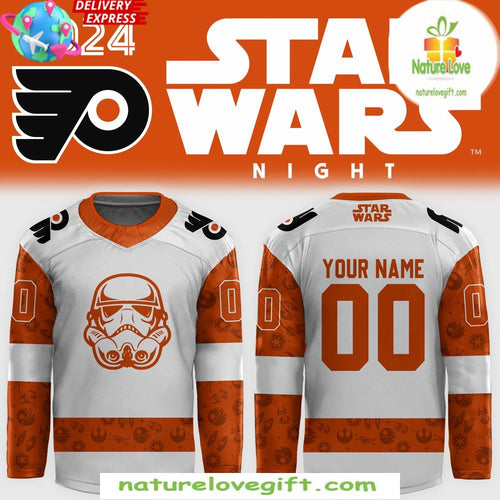 Philadelphia Flyers Star Wars Night 2026 Hockey Jersey