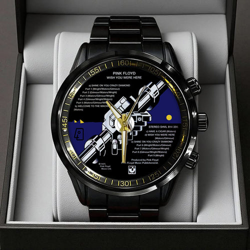 Pink Floyd Black Stainless Steel Watch - TANTN24875