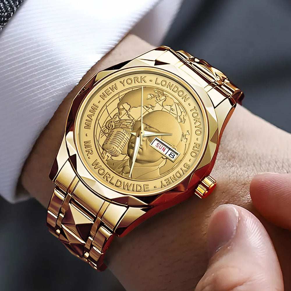 Pitbull Alloy Luxury Quartz Watch – GNE4883