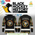 Pittsburgh Penguins Black Hockey History Night Jersey NHL