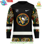 Pittsburgh Penguins Black Hockey History Night Jersey NHL