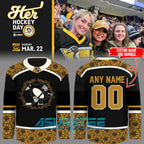 Pittsburgh Penguins Her Hockey Day 2026 Special Hockey Jersey