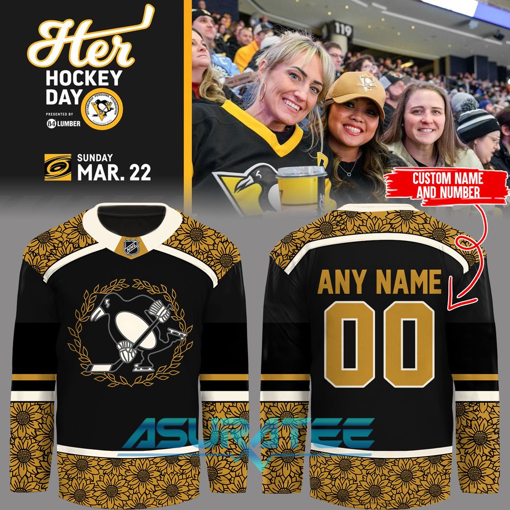Pittsburgh Penguins Her Hockey Day 2026 Special Hockey Jersey