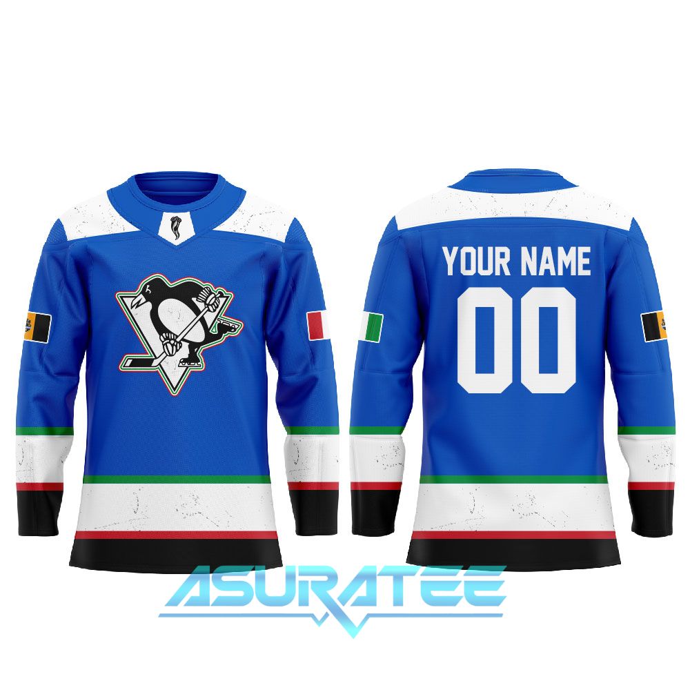 Pittsburgh Penguins Italyinz Heritage 2026 Limited Edition Hockey Jersey