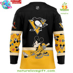 Pittsburgh Penguins Mickey Mouse Hockey Jersey Disney NHL