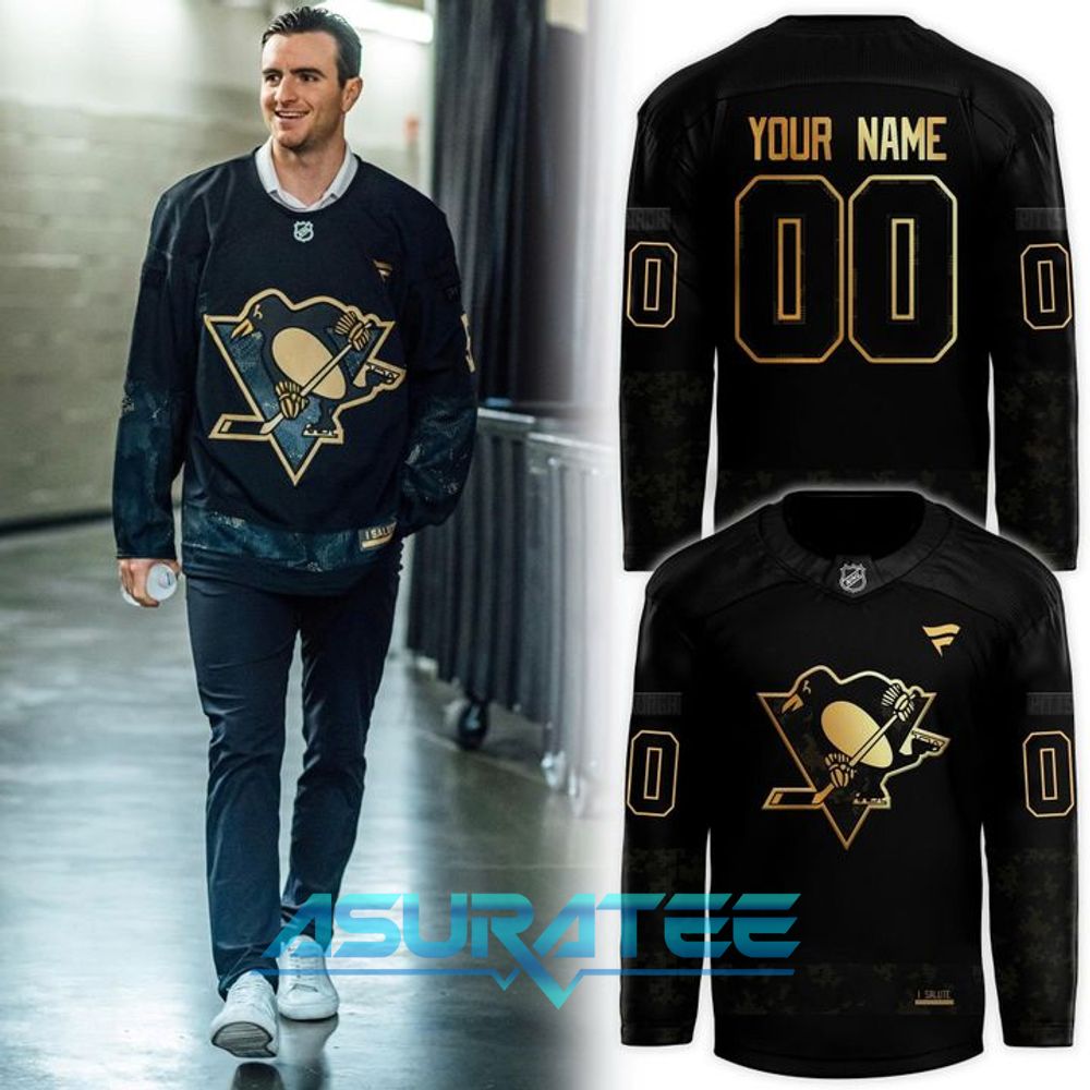 Pittsburgh Penguins Military Appreciation Night Hockey Jersey 2025