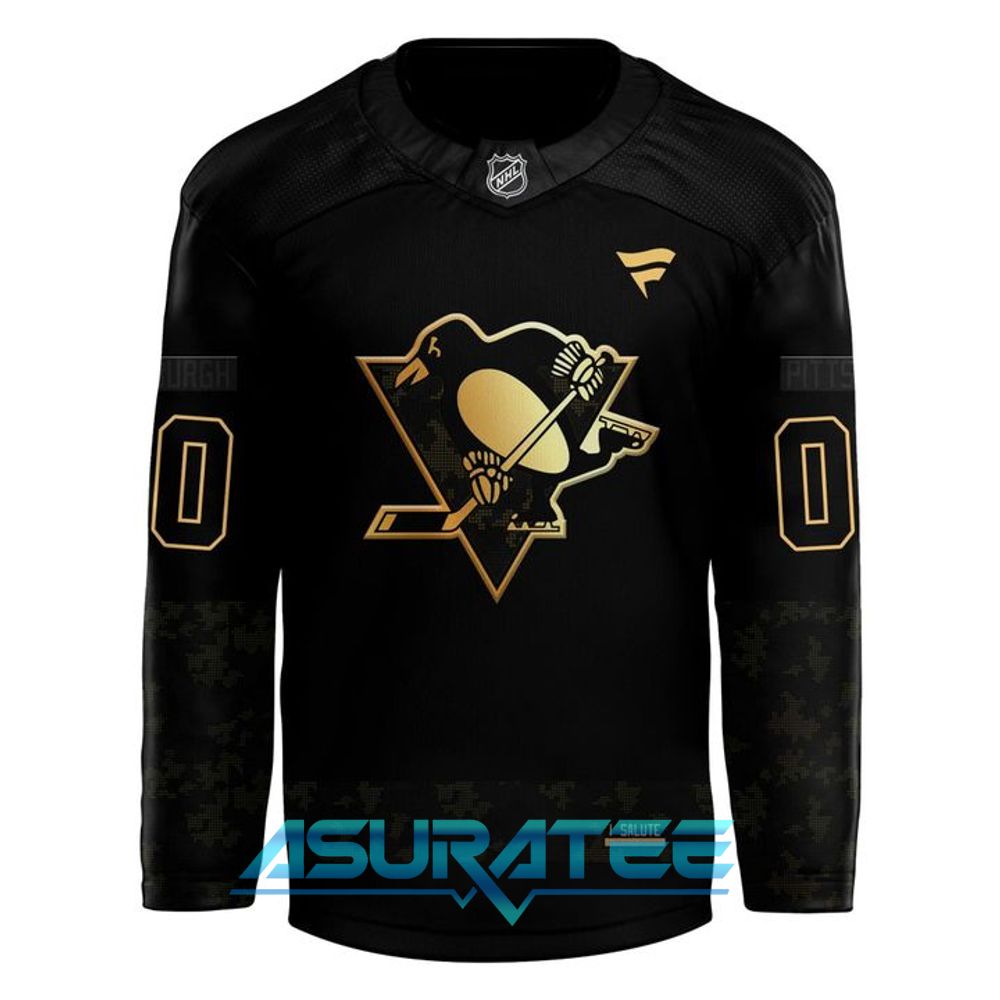 Pittsburgh Penguins Military Appreciation Night Hockey Jersey 2025