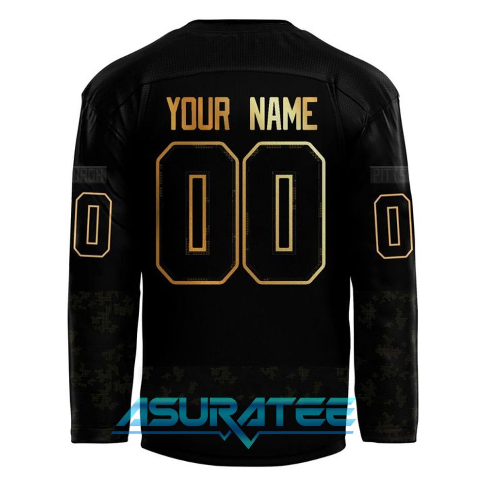 Pittsburgh Penguins Military Appreciation Night Hockey Jersey 2025