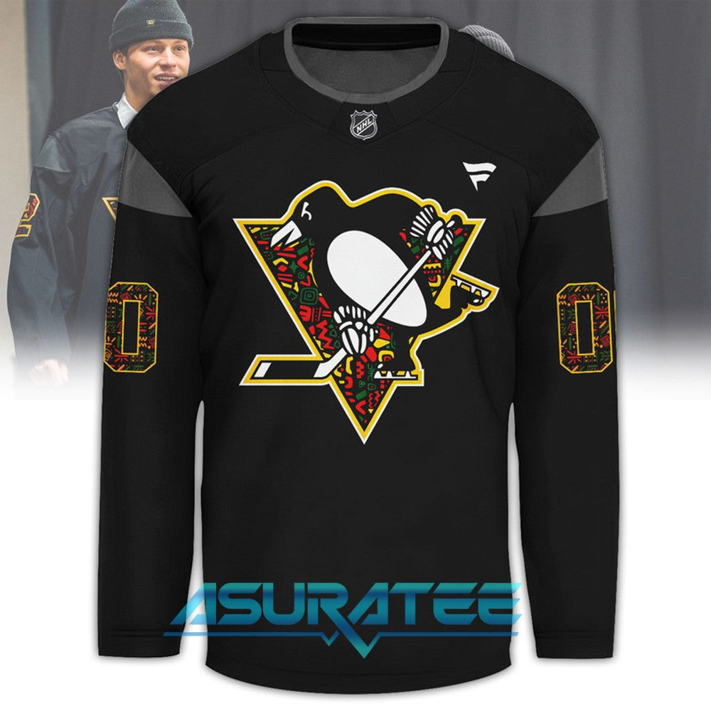 Pittsburgh Penguins x Black History Night 2026 Special Hockey Jersey