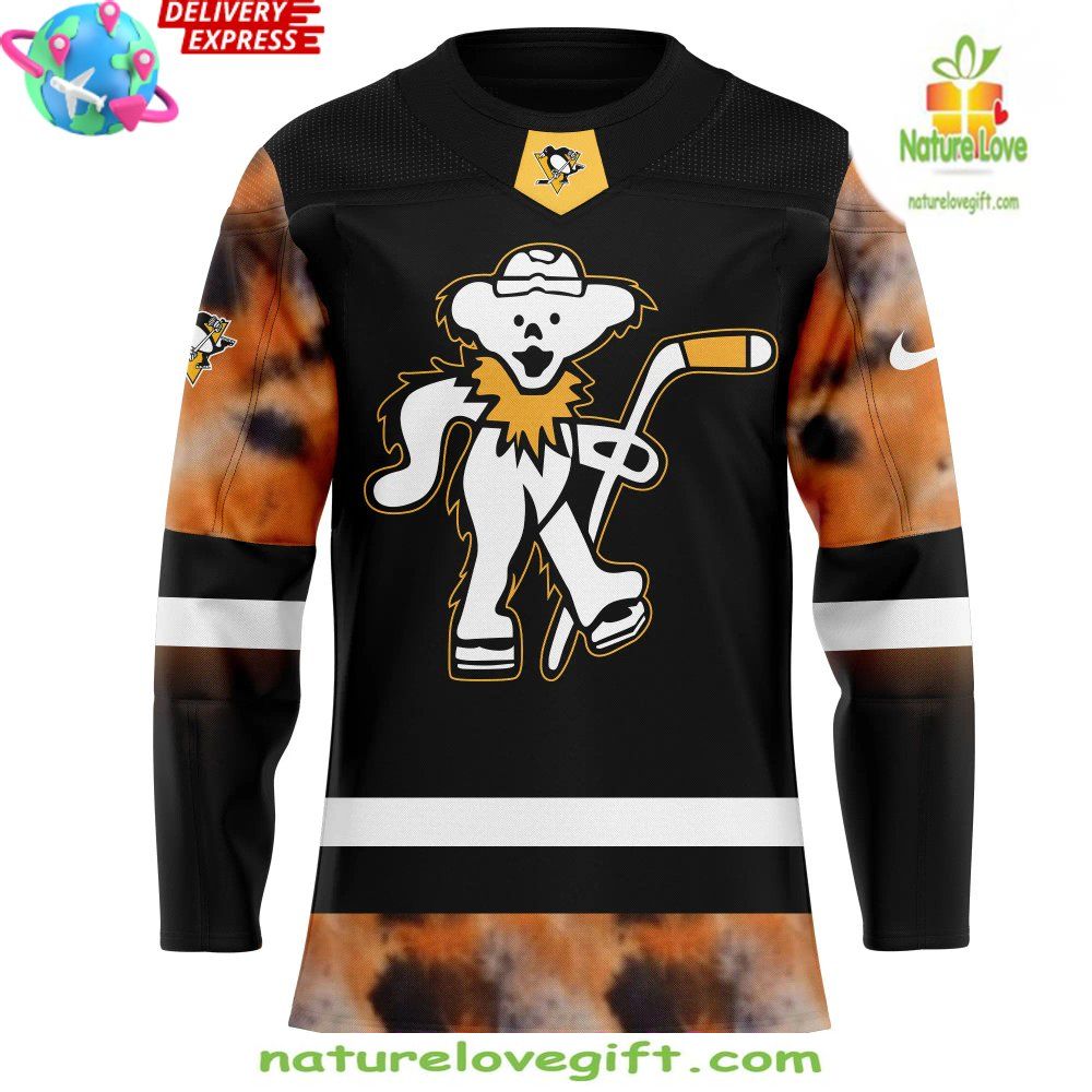 Grateful Dead Penguins Hockey Jersey Special Night Edition
