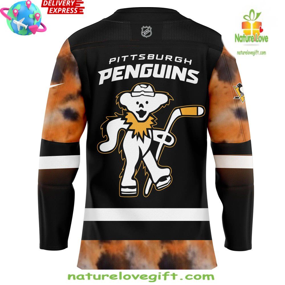 Grateful Dead Penguins Hockey Jersey Special Night Edition