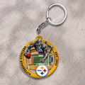 Pittsburgh Steelers Custom Shape 2-sided Keychain – HOATT12707
