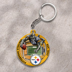 Pittsburgh Steelers Custom Shape 2-sided Keychain – HOATT12707