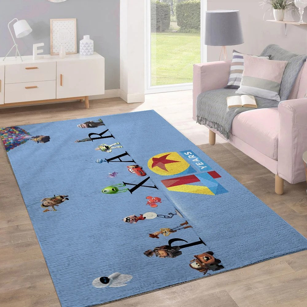 Pixar Animation Studios 40th Anniversary Rectangular Rug – TANTN25073