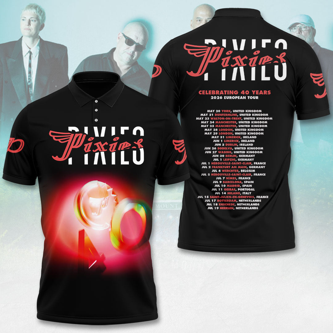 Pixies 40th Anniversary Tour 2026 3D Apparel – TANTN22547