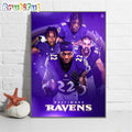 Playmakers All Around In The Ravens Offense Wall Art Poster Canvas