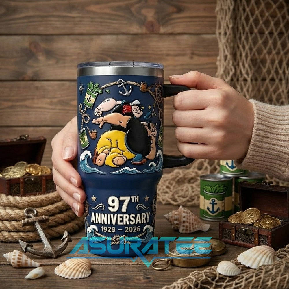 Popeye The Sailor Man 97th Anniversary Special YETI Tumbler