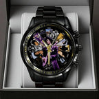 Prince Black Stainless Steel Watch - TANTN25157