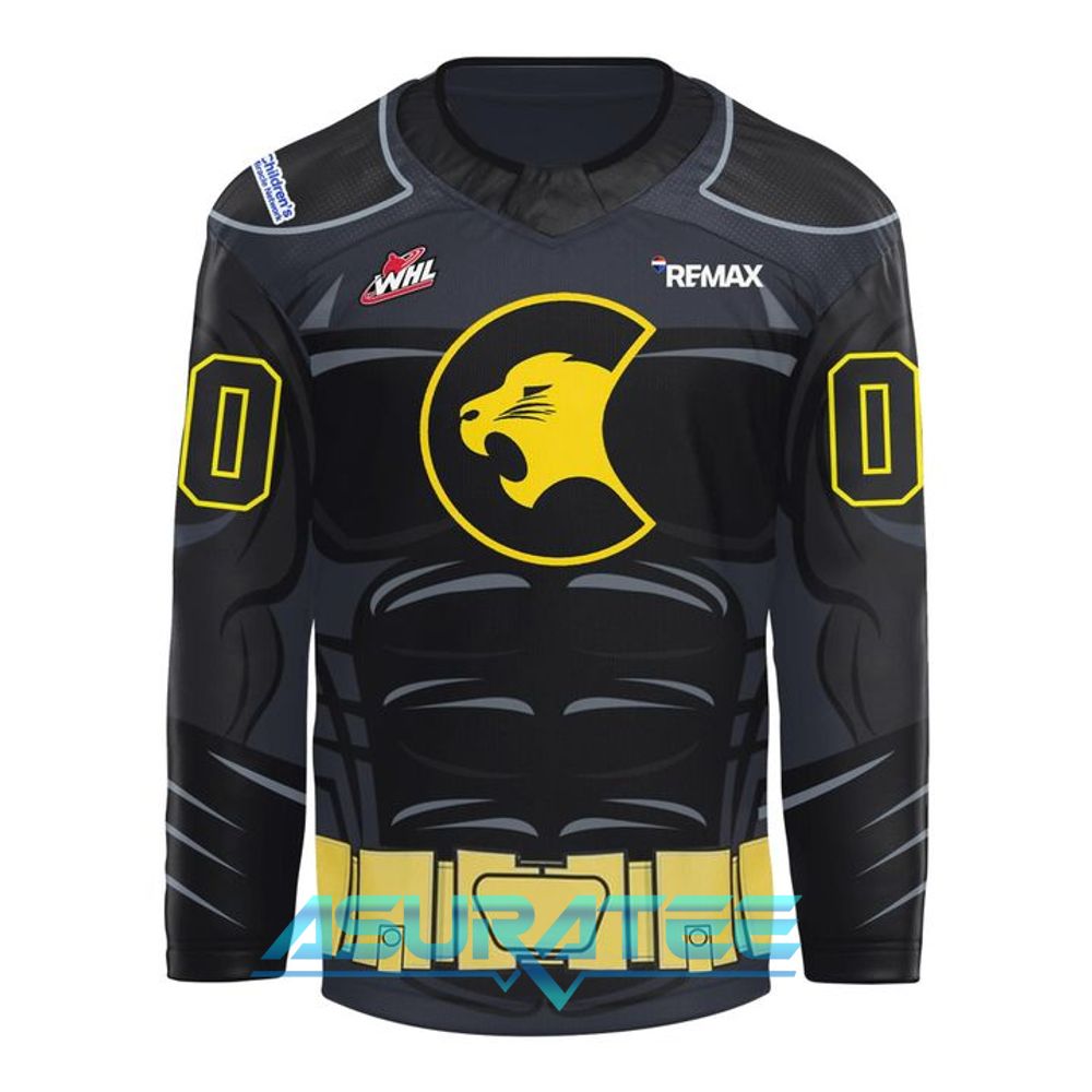 Prince George Cougars x Batman 2026 Limited Hockey Jersey