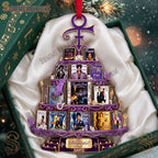 Prince Iconic Album Covers Tiered Personalized Christmas Ornament