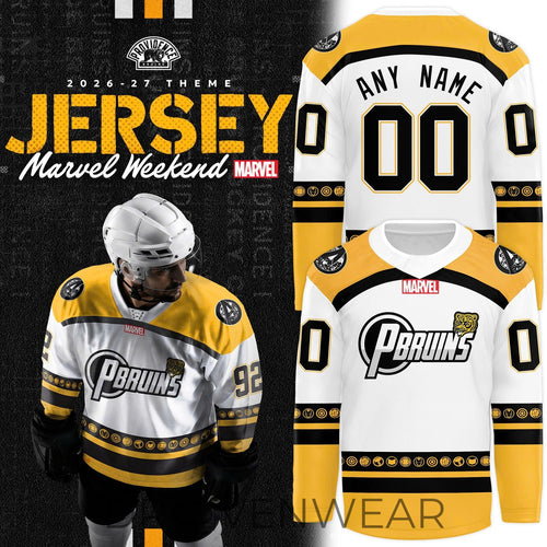 Providence Bruins 2026-27 Marvel Weekend Special Edition NHL Jersey