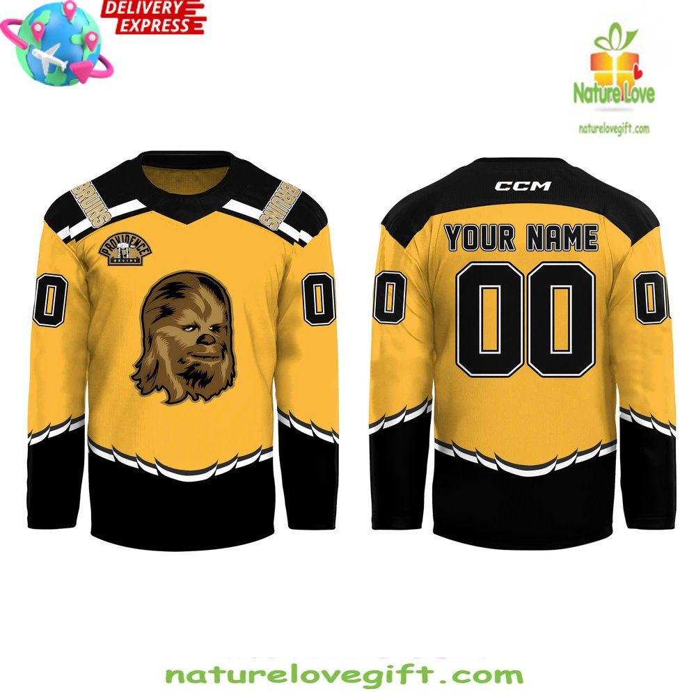 Providence Bruins Chewbacca Night 2026 Hockey Jersey
