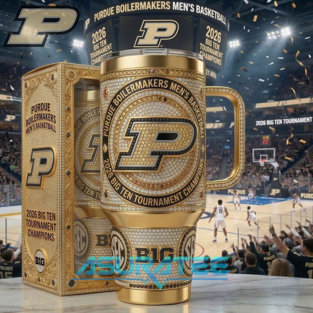 Purdue Boilermakers Men’s Basketball 2026 BIG Ten Champions YETI Tumbler