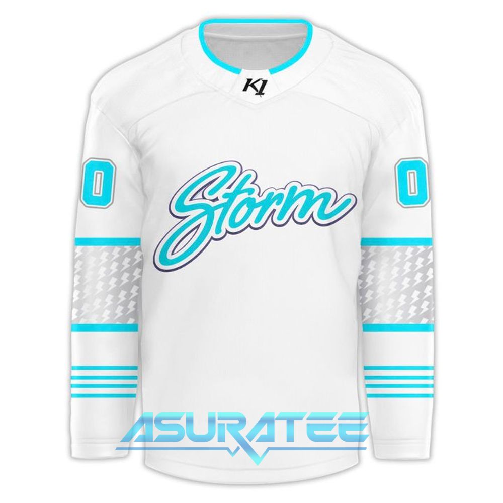 Quad City Storm x Winter Classic Whiteout 2025 Hockey Jersey