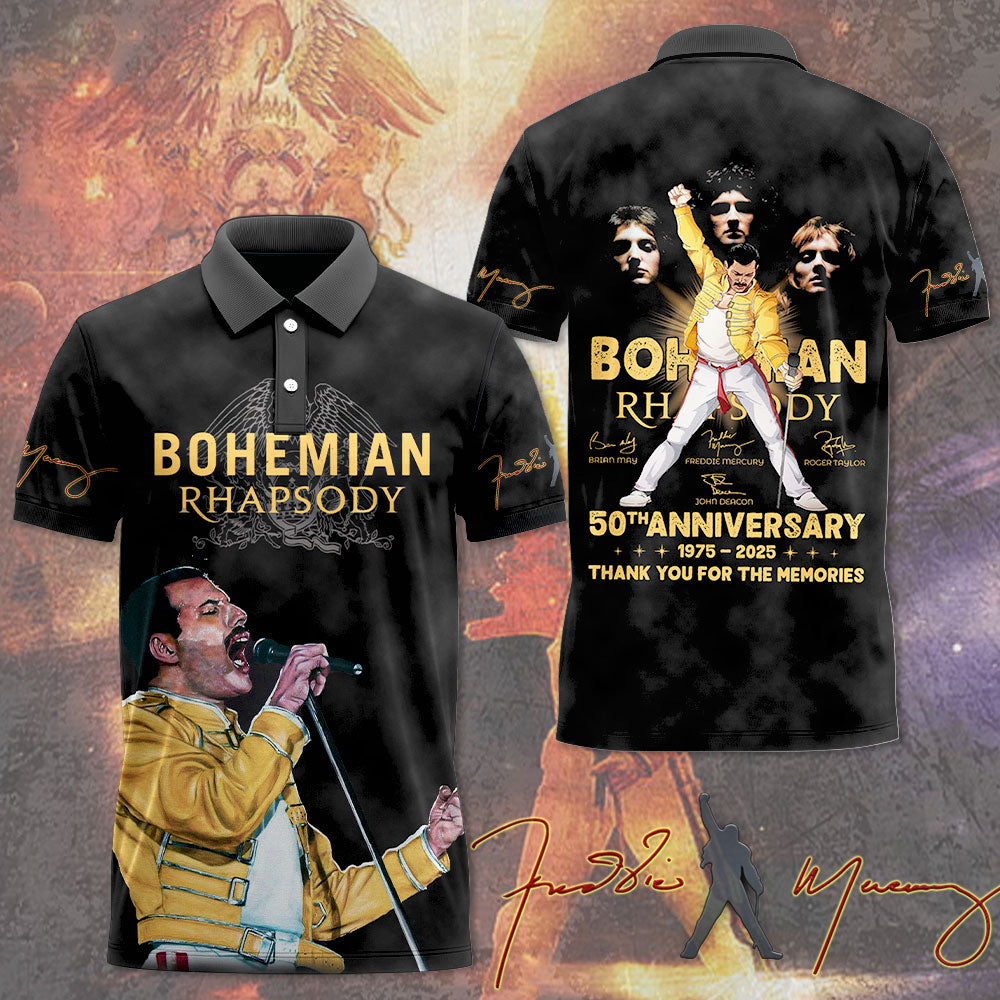 Queen Band x Freddie Mercury 3D Apparel – MAITM 10109