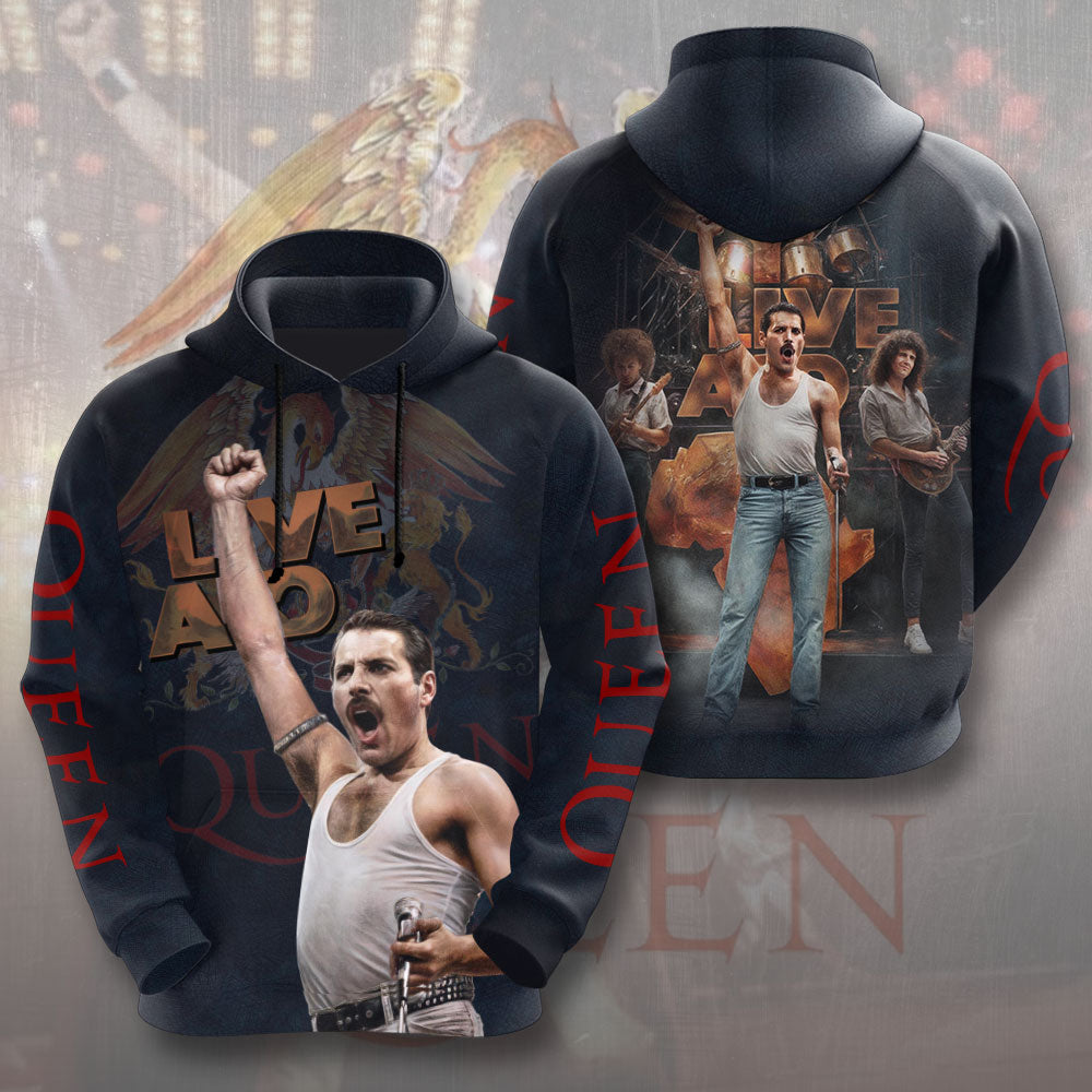 Queen Band x Freddie Mercury 3D Apparel – MAITM 11566