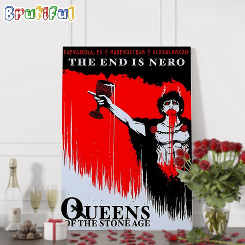 Queens Of The Stone Age Tour In Fuengirola Spain On June 23 2024 Wal Art Poster Canvas