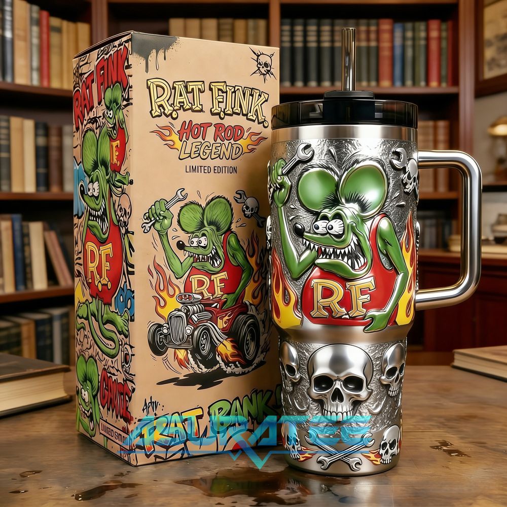 Rat Fink Hot Rod Legend Limited Edition 40oz Stanley Tumbler