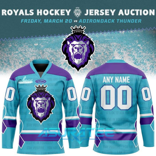 Reading Royals 2026 Mental Health & Recovery Night Hockey Jersey