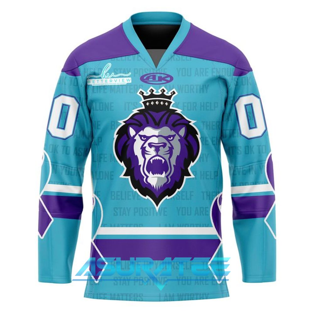 Reading Royals 2026 Mental Health & Recovery Night Hockey Jersey